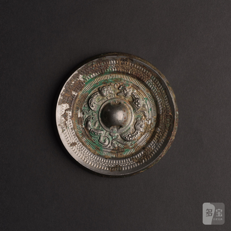 東漢晚期 銅獸紋鏡 | PETIT MIROIR EN BRONZE
